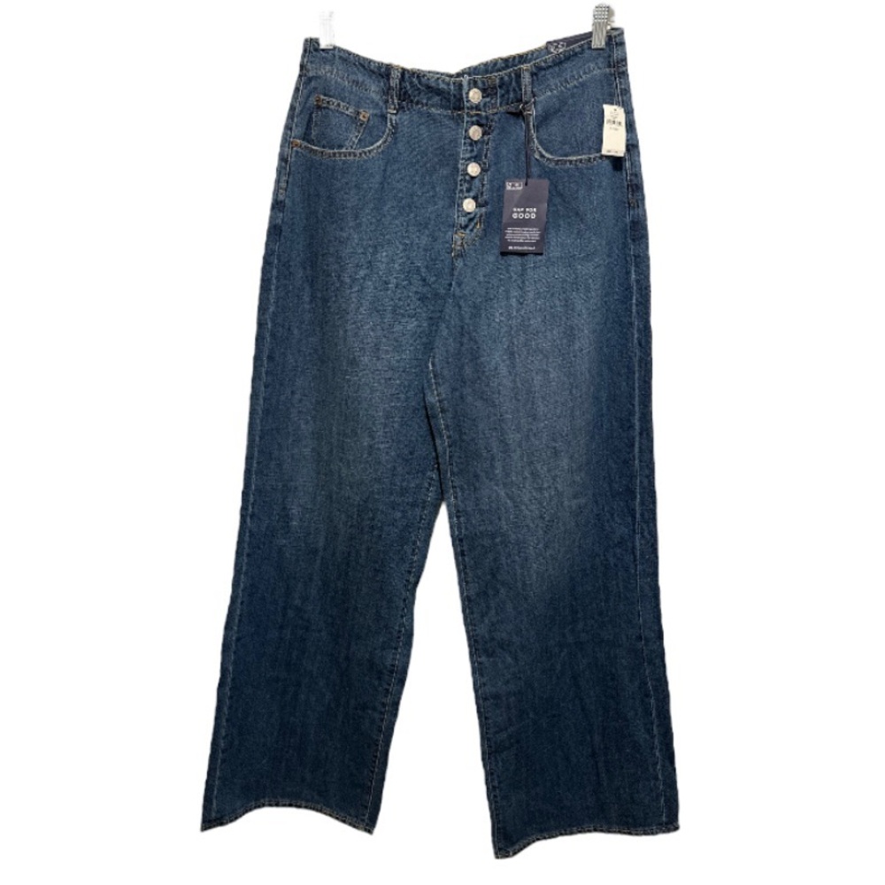 Gap Women's Button Fly Wide Leg Denim Jeans Size 31